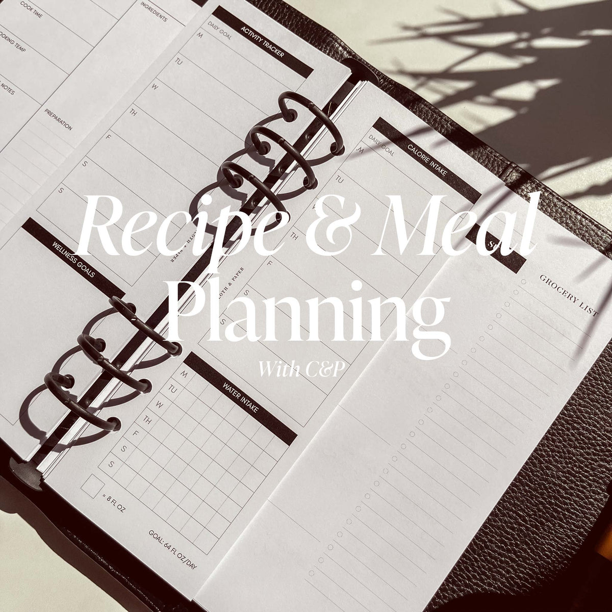 Grocery Meal Planner Inserts  Cloth & Paper – CLOTH & PAPER