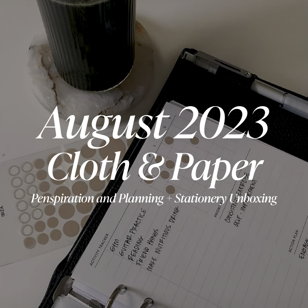 August 2023 Penspiration, Planning + Stationery Unboxing and How To