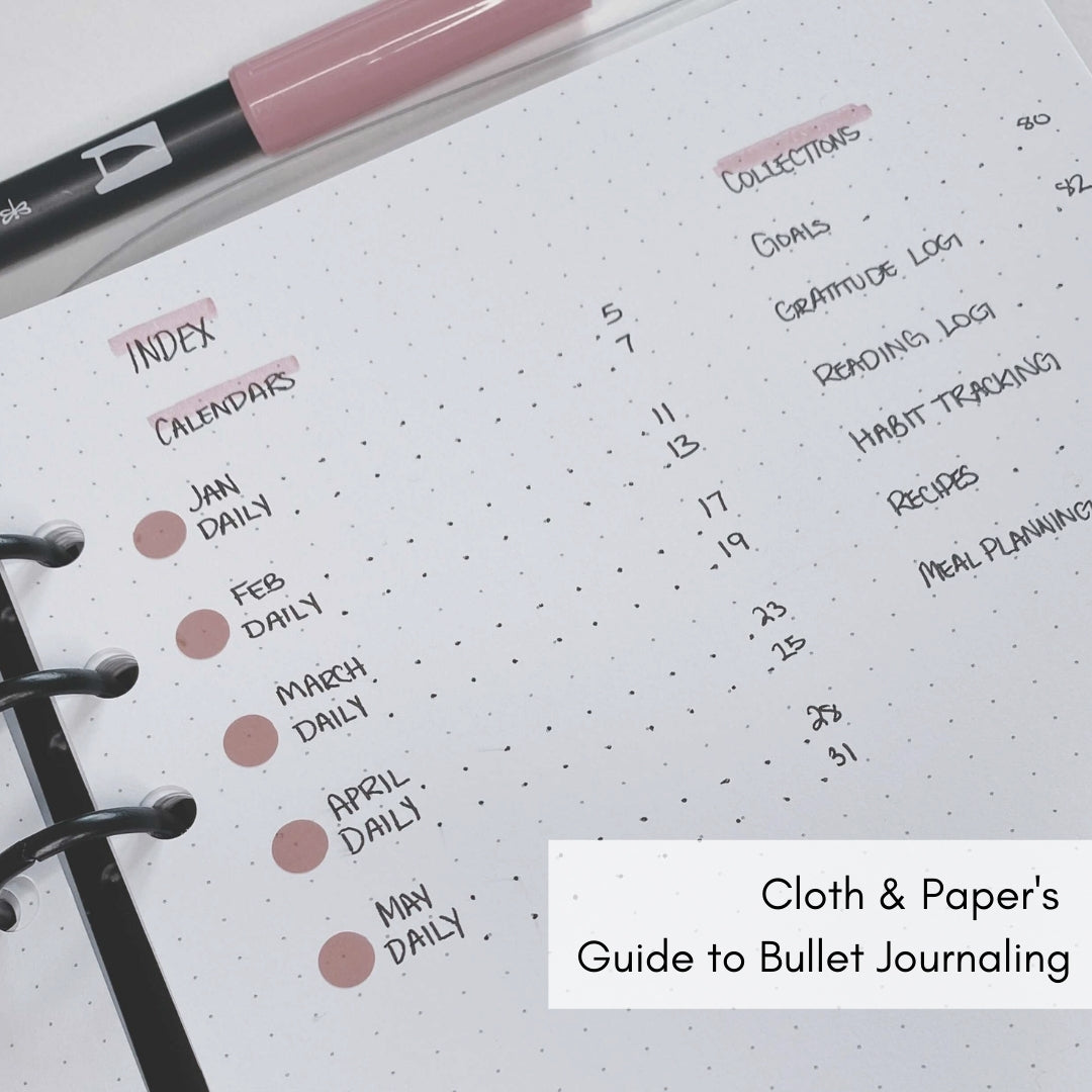 Bullet Journal Setup  2019 Reading Trackers
