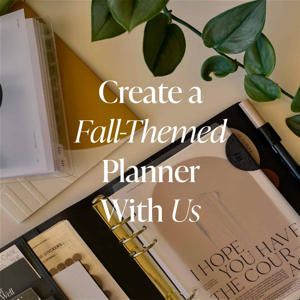 Create a Fall-Themed Planner with Us