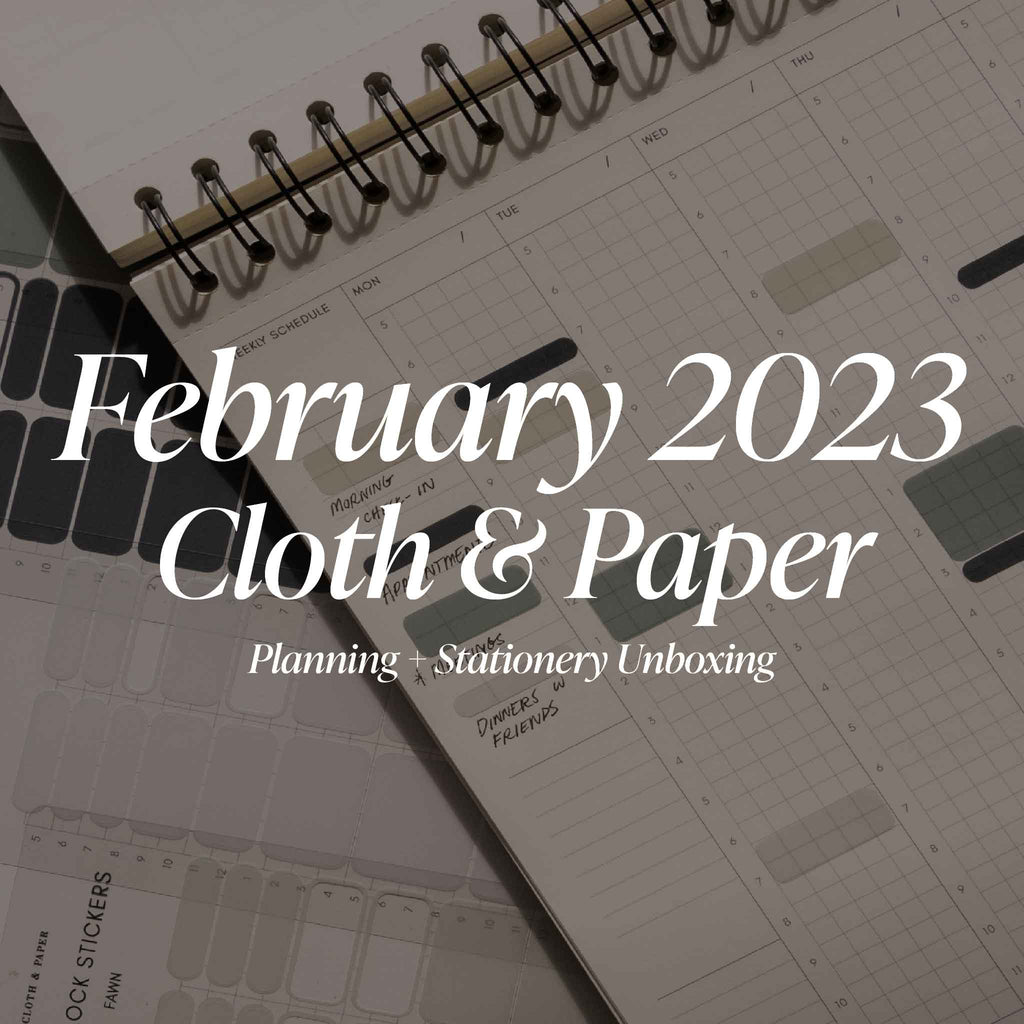 March 2023 Sub Box How-To – CLOTH & PAPER