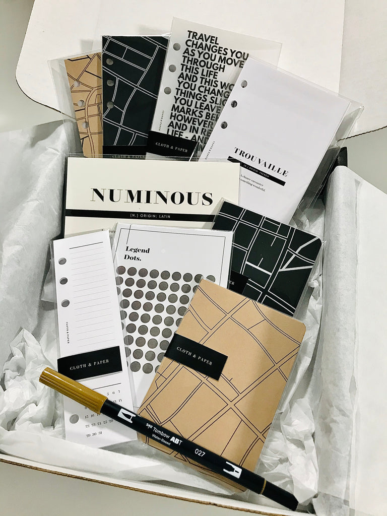 November 2019 | Cloth & Paper Planner + Stationery Unboxing
