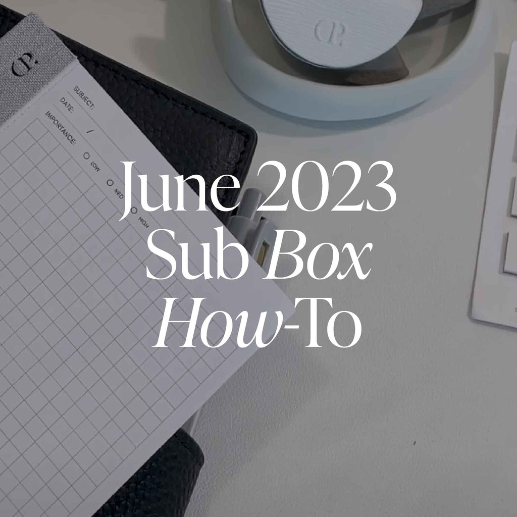 June 2023 Sub Box How-To