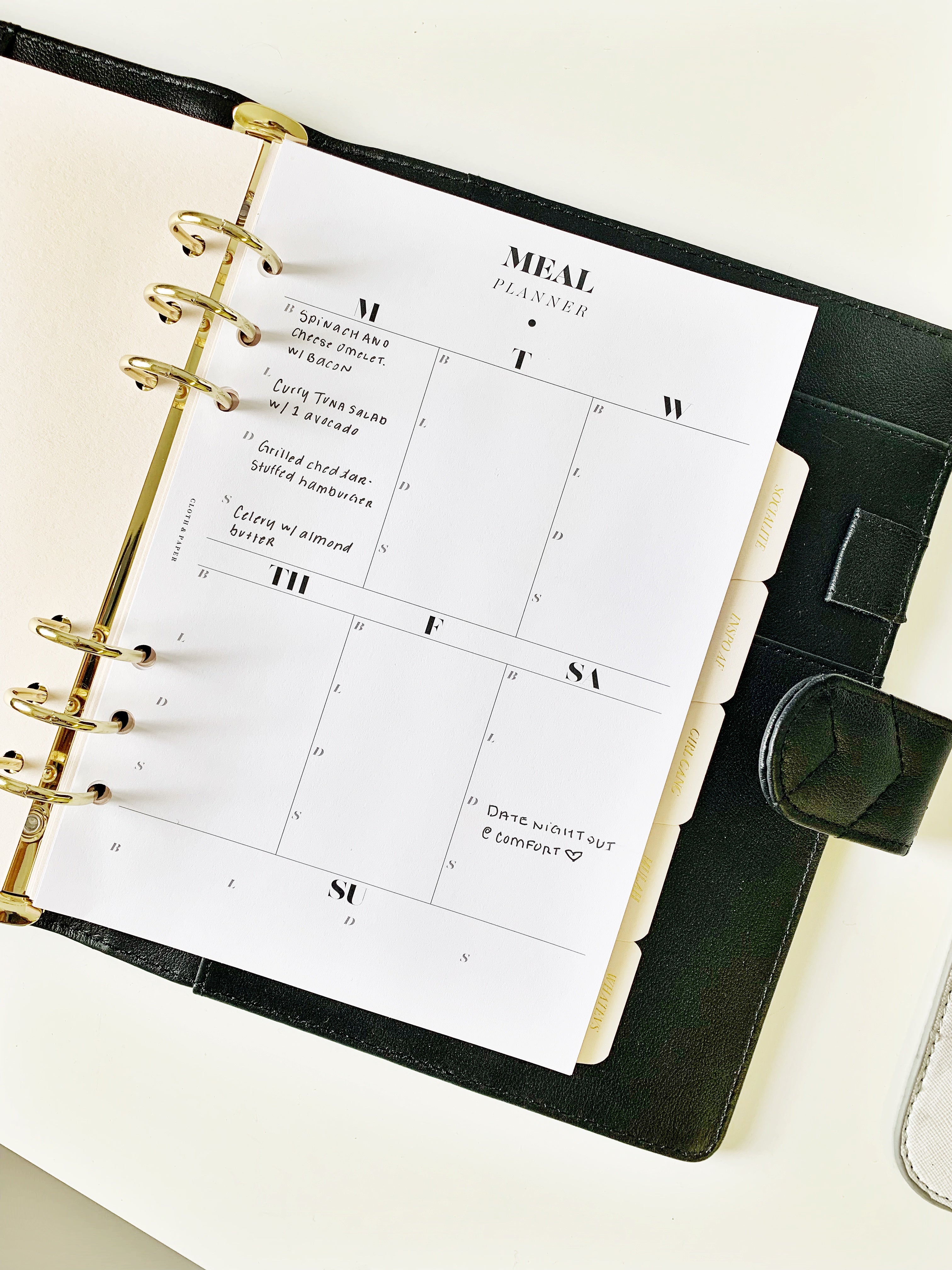How I Stay Organized + My Cloth & Paper Agenda Setup - The Luxe