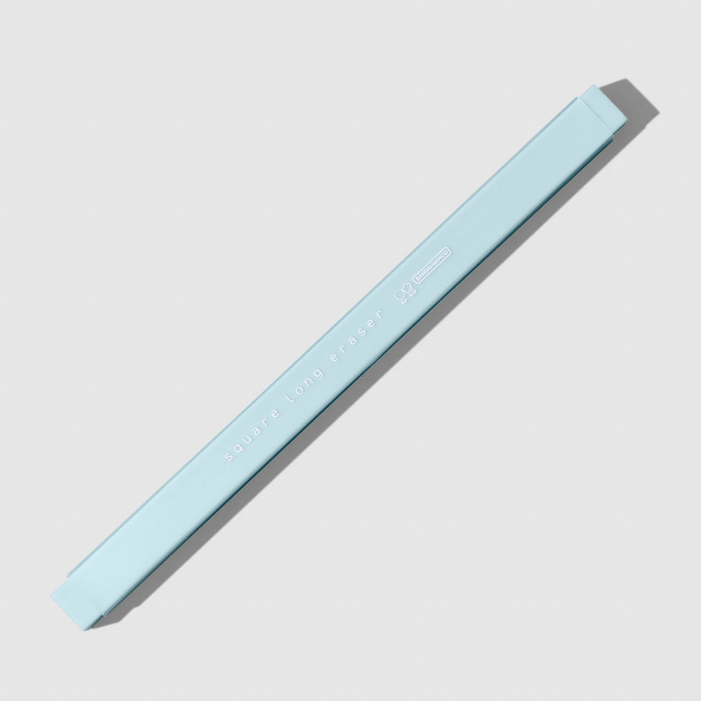 Eraser displayed on a neutral background. Color shown is Mint Blue.