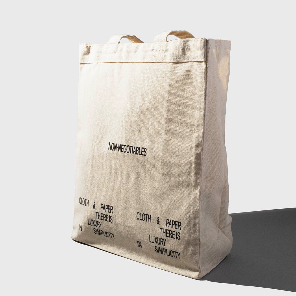 Tote bag displayed on a neutral background.