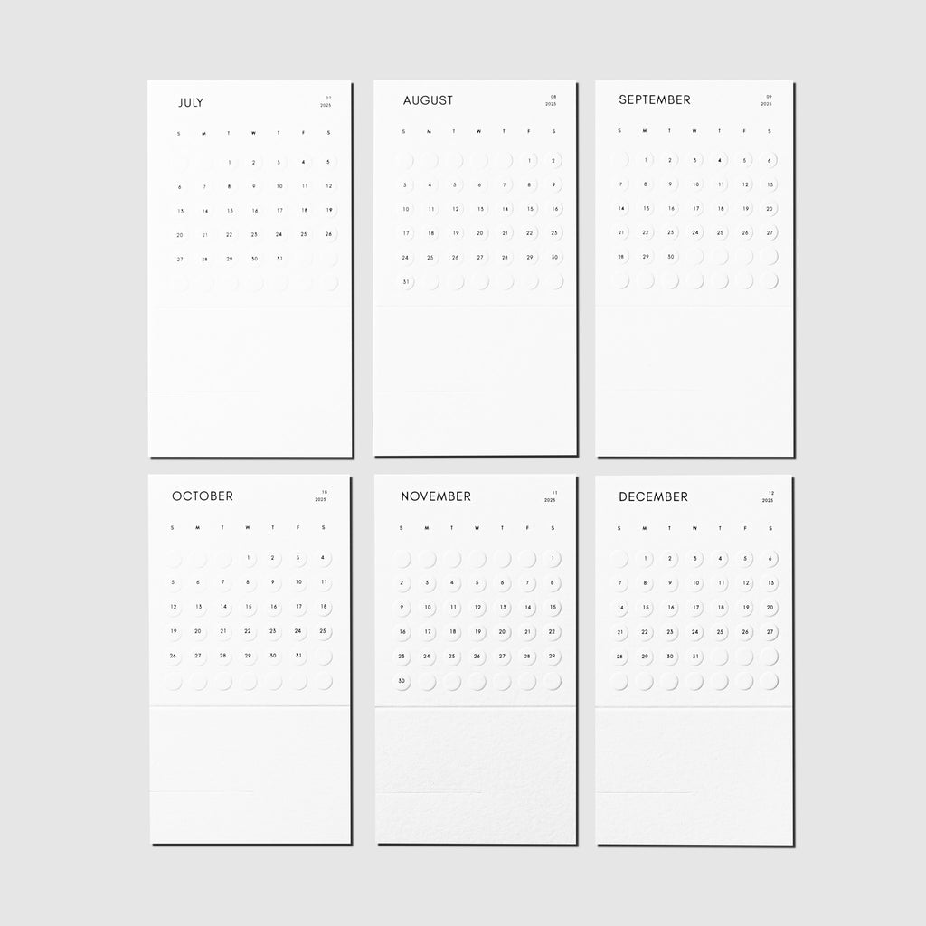 Set of 6 cards displayed on a neutral background.