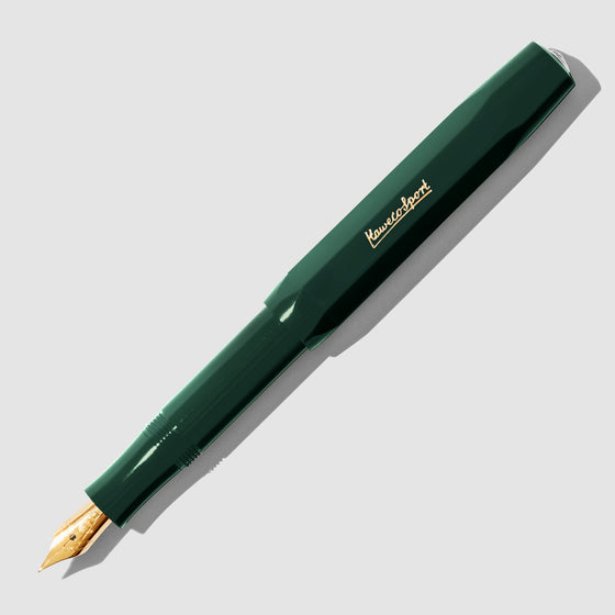 Dark Green Extra Fine Nib pen displayed on a neutral background.