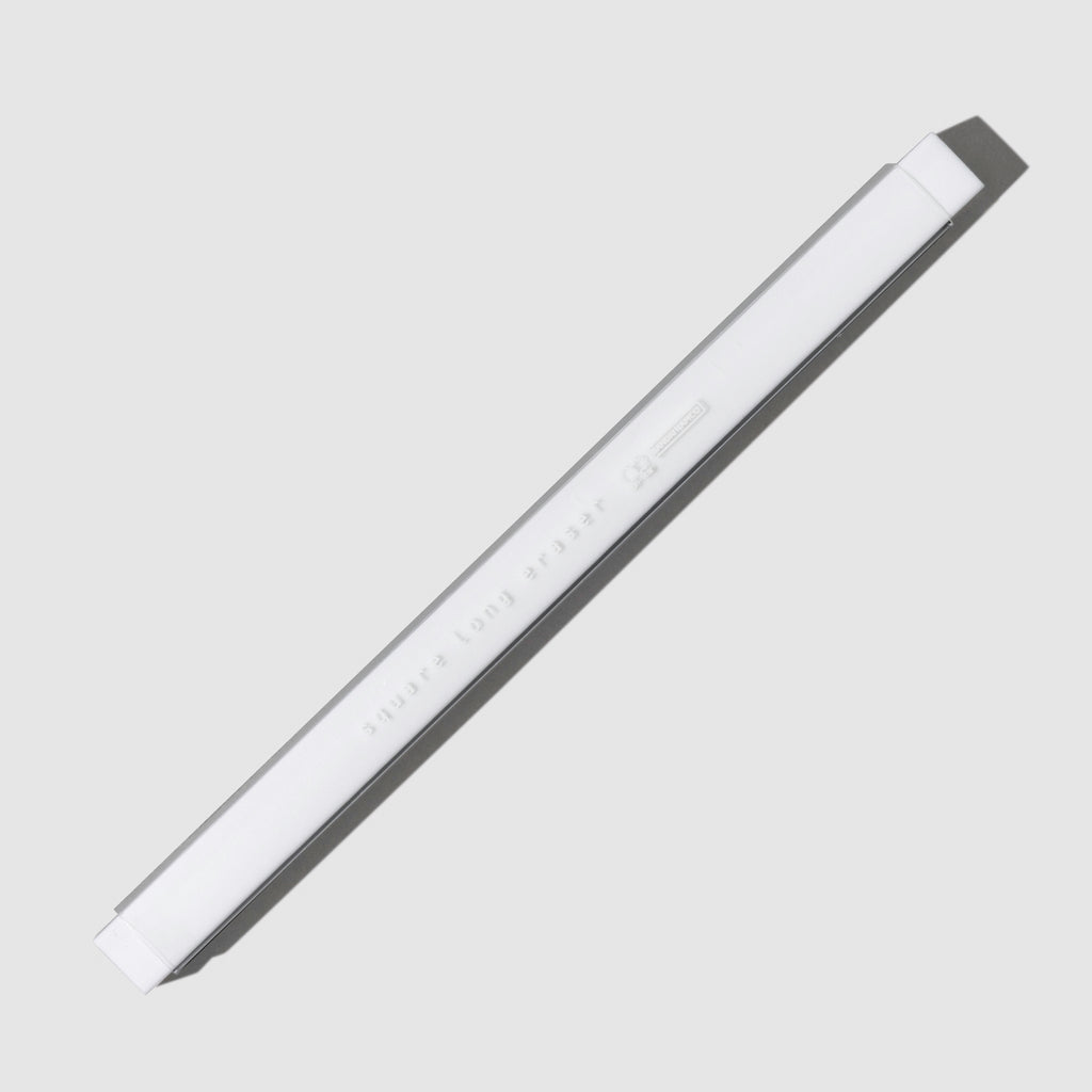 Eraser displayed on a neutral background. Color shown is white. 