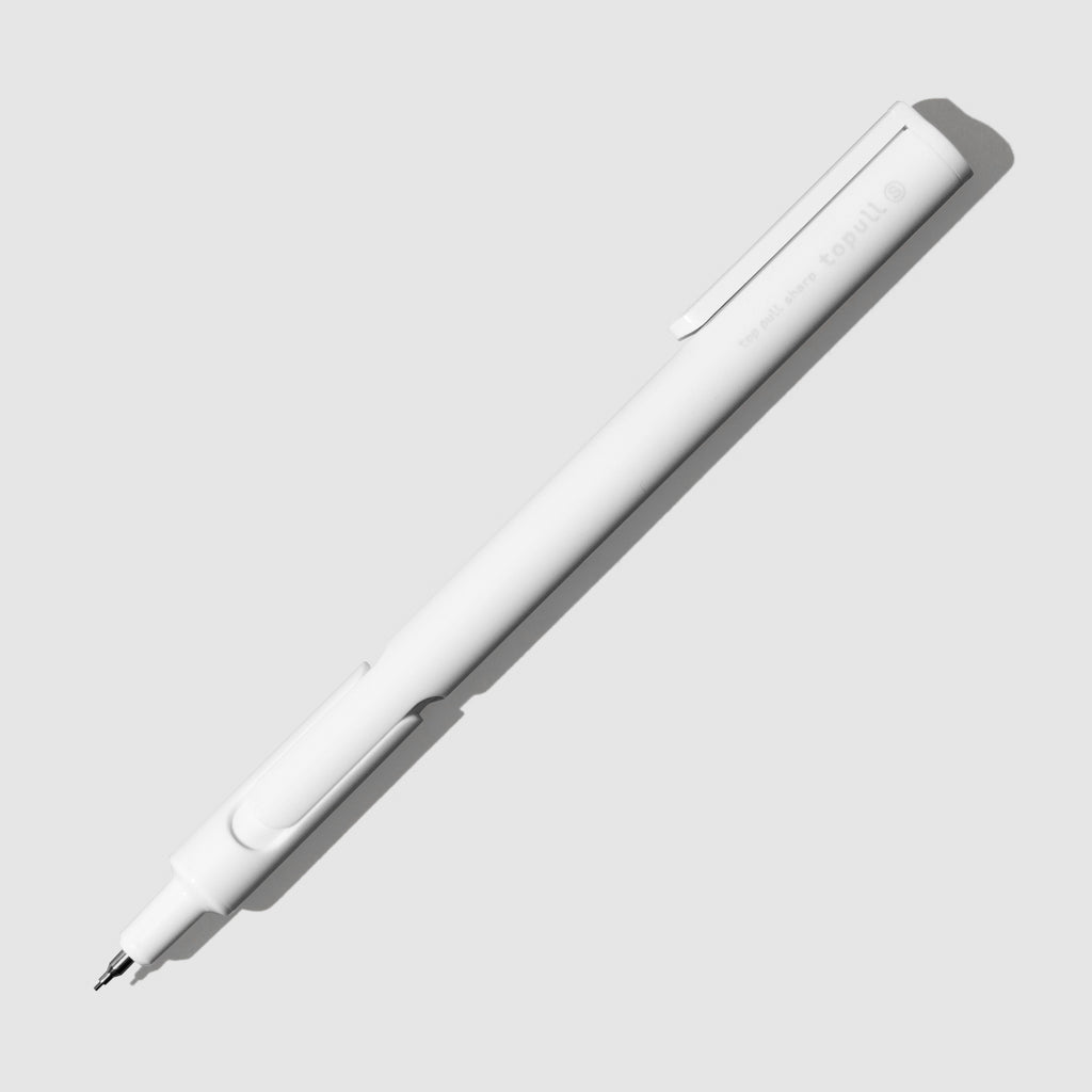 Pencil displayed on a neutral background. Color shown is white. 
