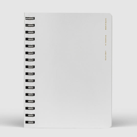 Notebook displayed on a white background. Color pictured is Ash.