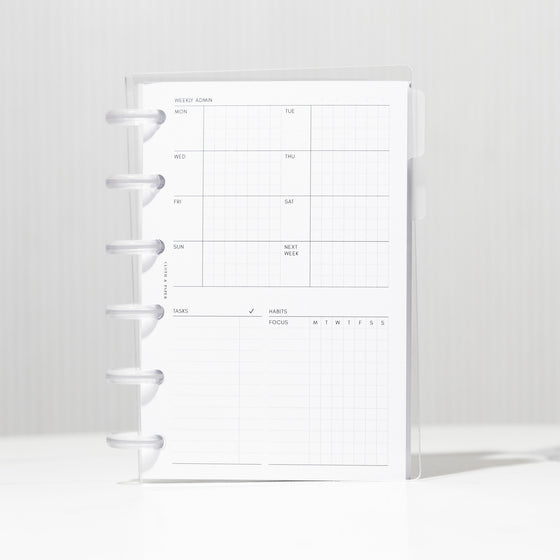 Beginner Planner Bundle, CP Petite, Cloth and Paper. Assembled bundle displayed on a neutral background.