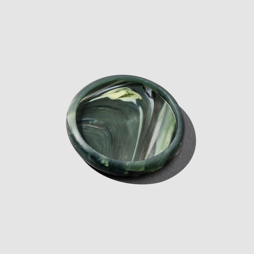 Green Marble Planner Discs, Cloth and Paper. Single disc displayed on a neutral background.