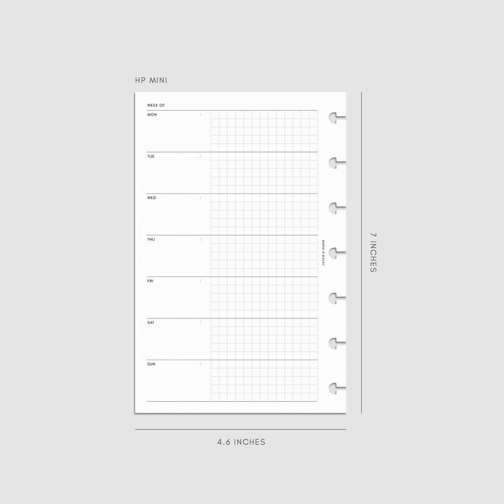 Digital mockup of insert sized HP Mini.