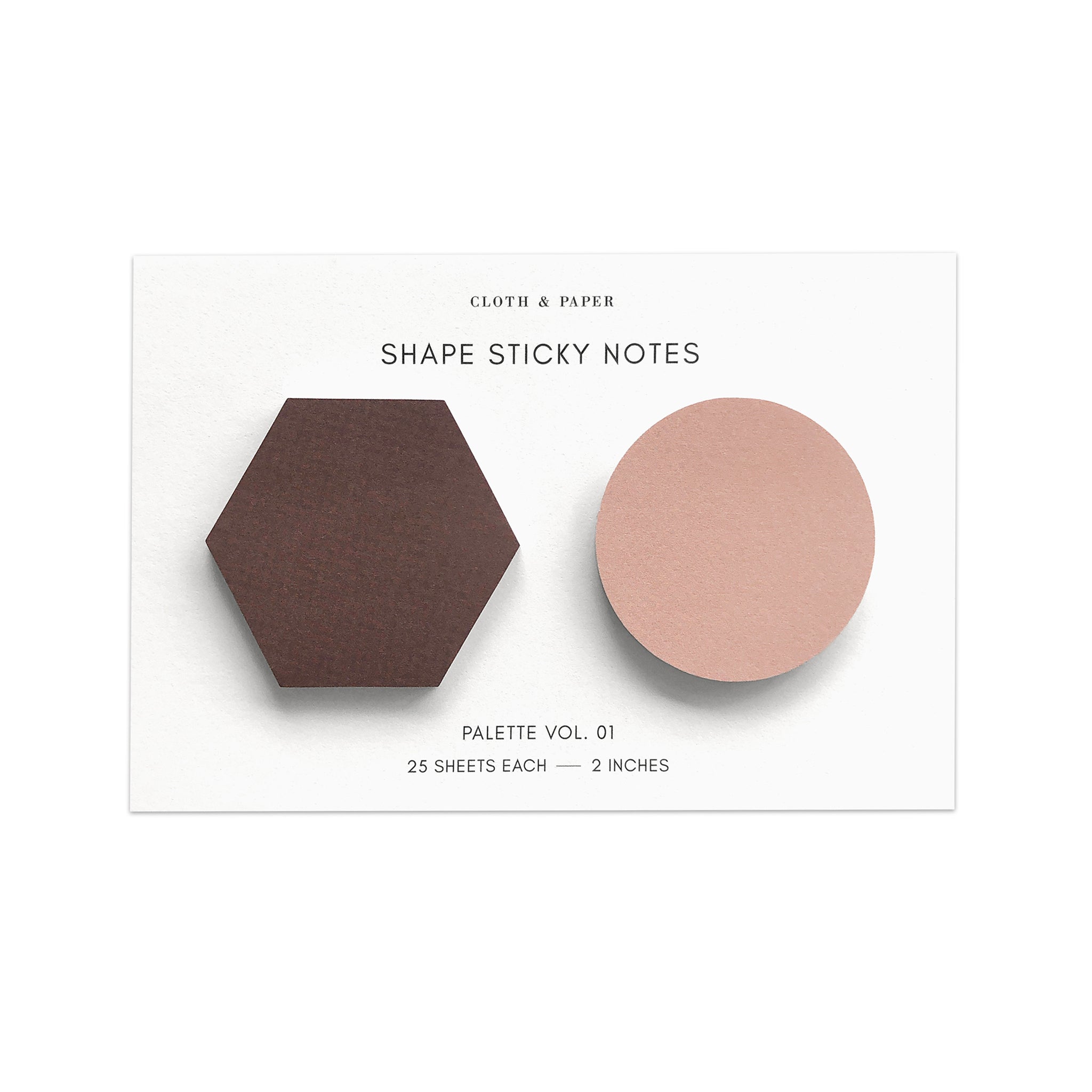 Shape Sticky Note Set | Cloth & Paper – CLOTH & PAPER