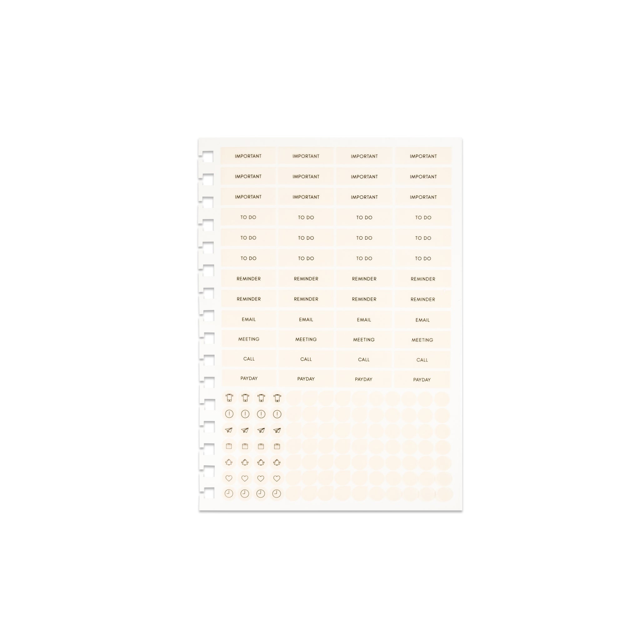 DON'T FORGET Stickers for Planner / Reminder Stickers / to Do Planner  Stickers / Due Today Stickers / Deadline Planner Stickers 