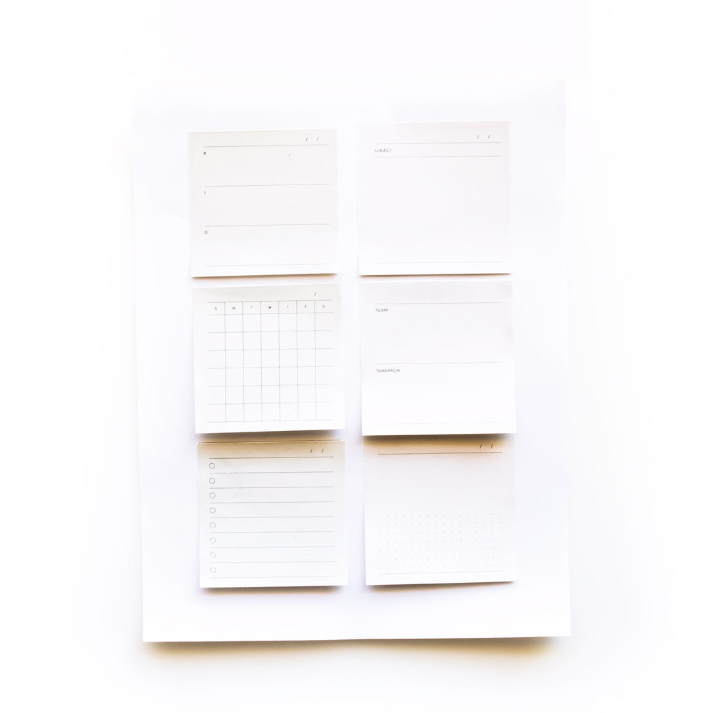 Sticky Note Placement Paper 3x3 Sticky Note Printable | Essentials | Cloth & Paper – CLOTH & PAPER