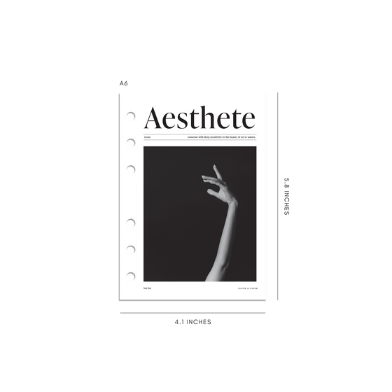 A6 Aesthete Planner Dashboard