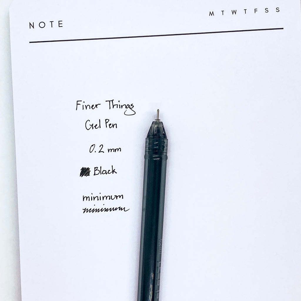 Finer Things Gel Pen | Cloth and Paper