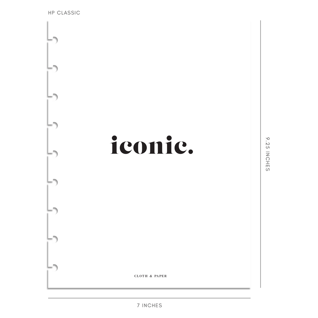 Iconic - Planner Dashboard HP Classic