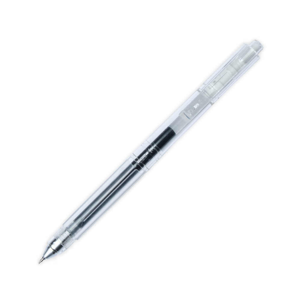 M and G Editor Pen in Clear turned to the right against a white background.