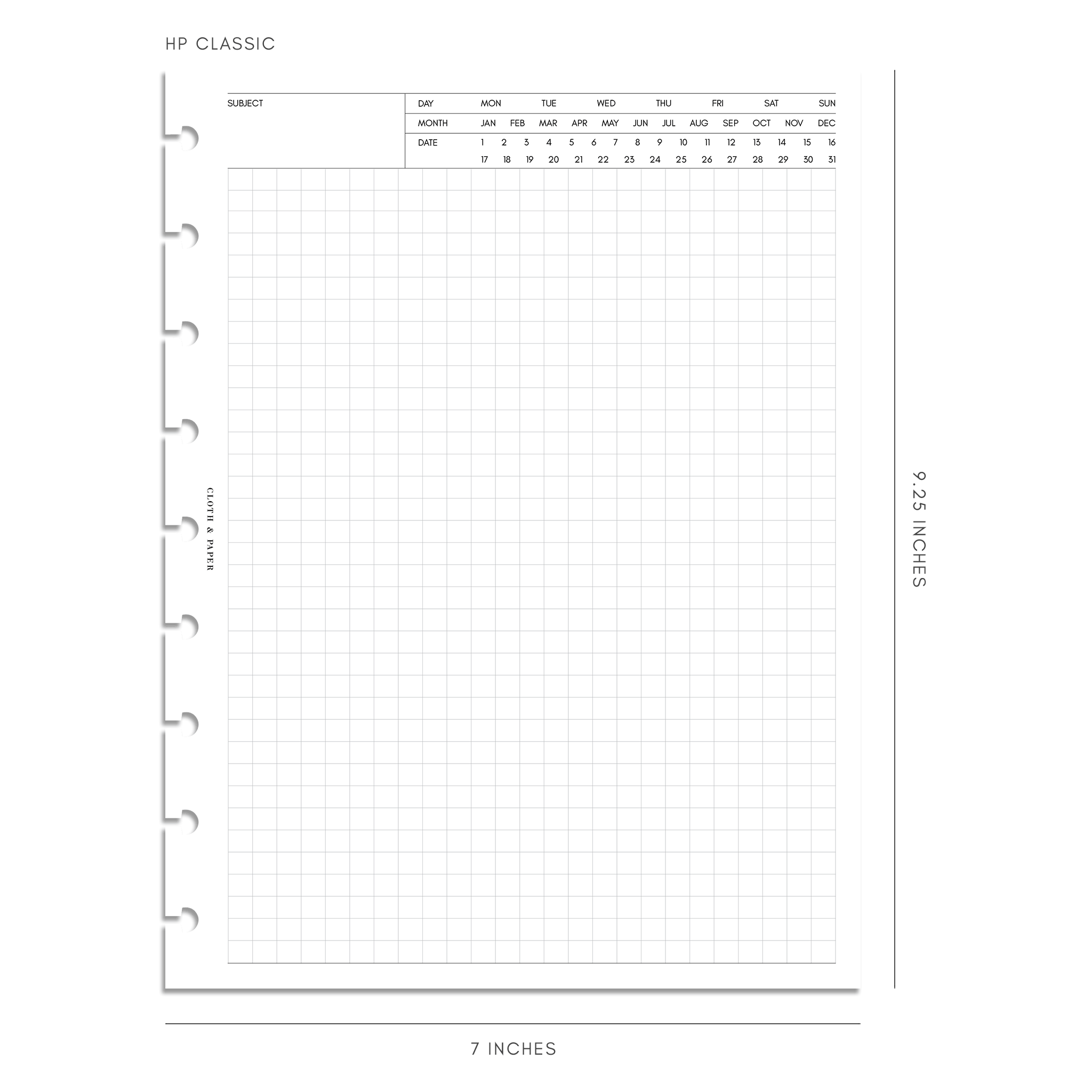 Executive Note Inserts | Graph Paper | 2nd Edition | Cloth & Paper ...