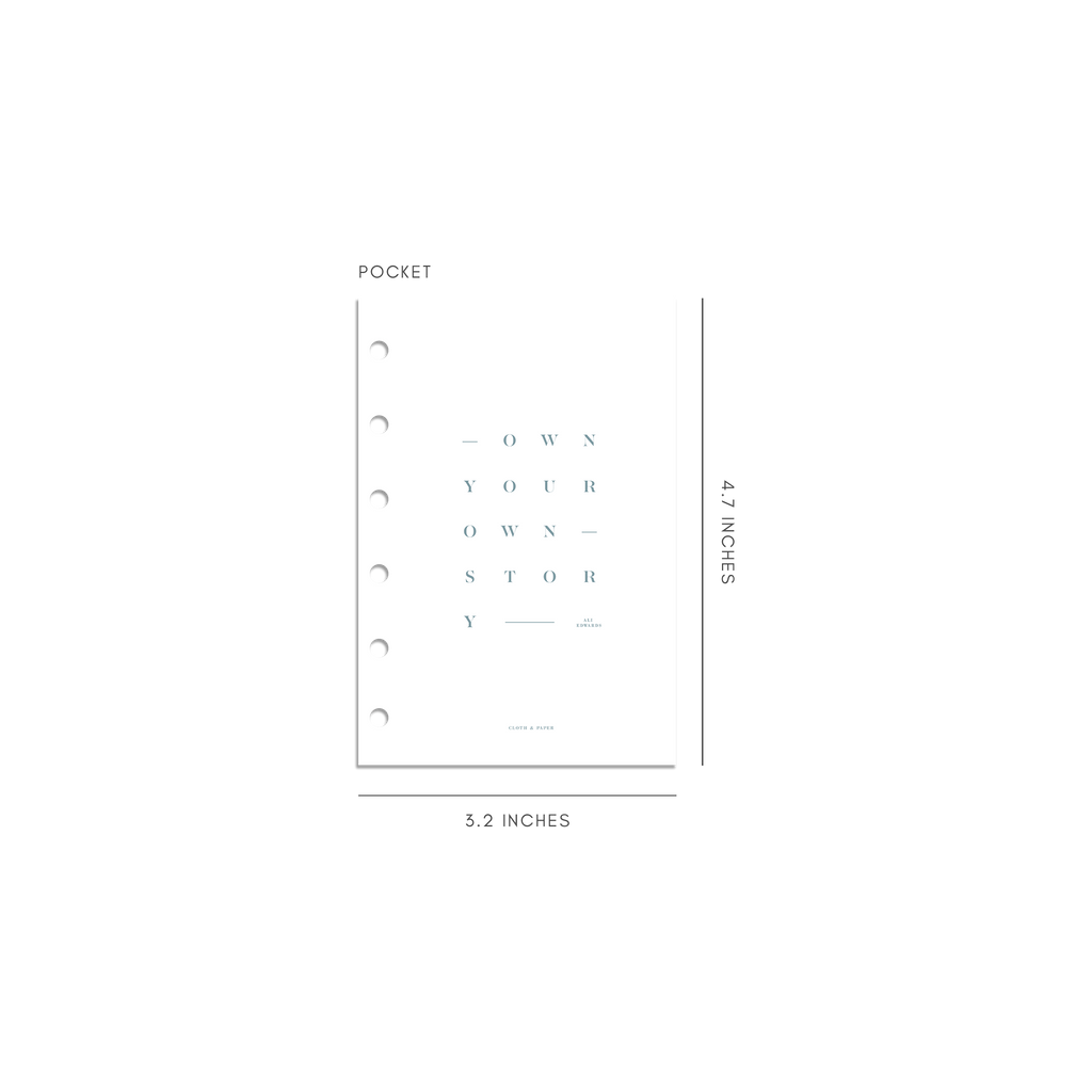 Digital mockup of dashboard in Pocket sizing.