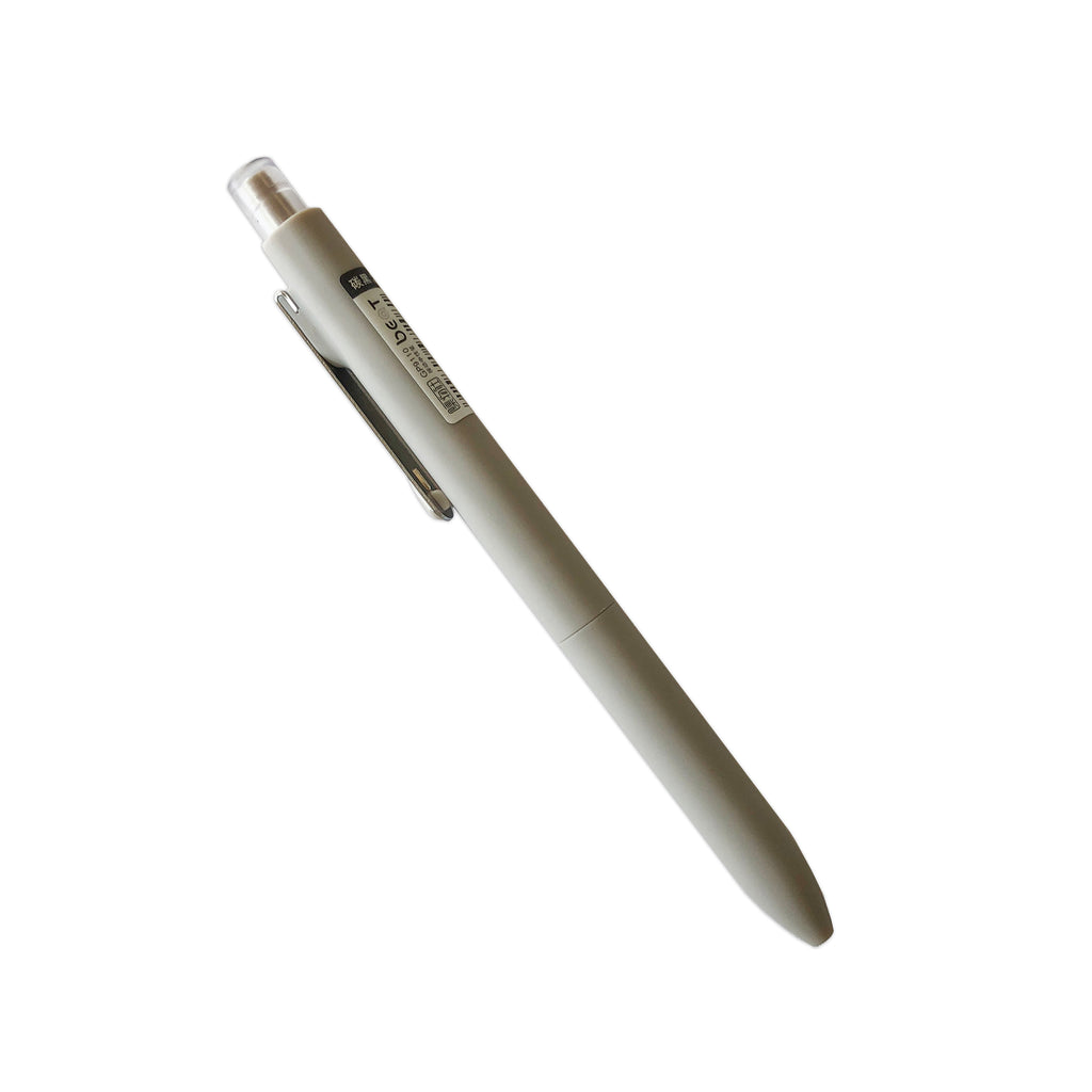 Pen in Gray turned to the left against a white background.
