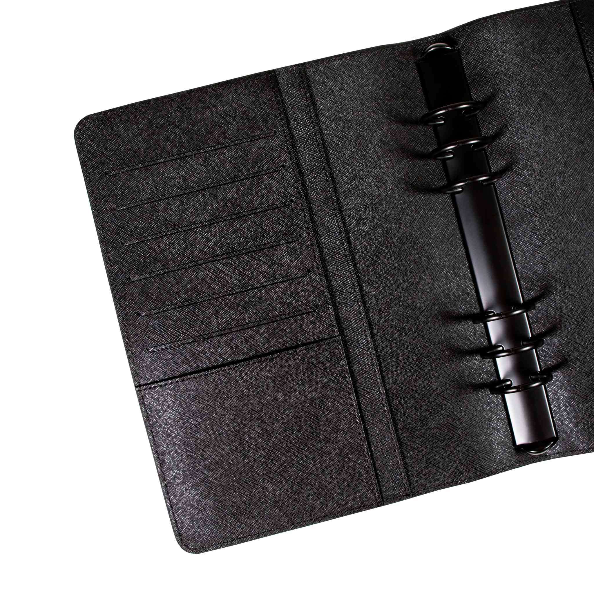 6-Ring Agenda | Pocket | Croc Leather