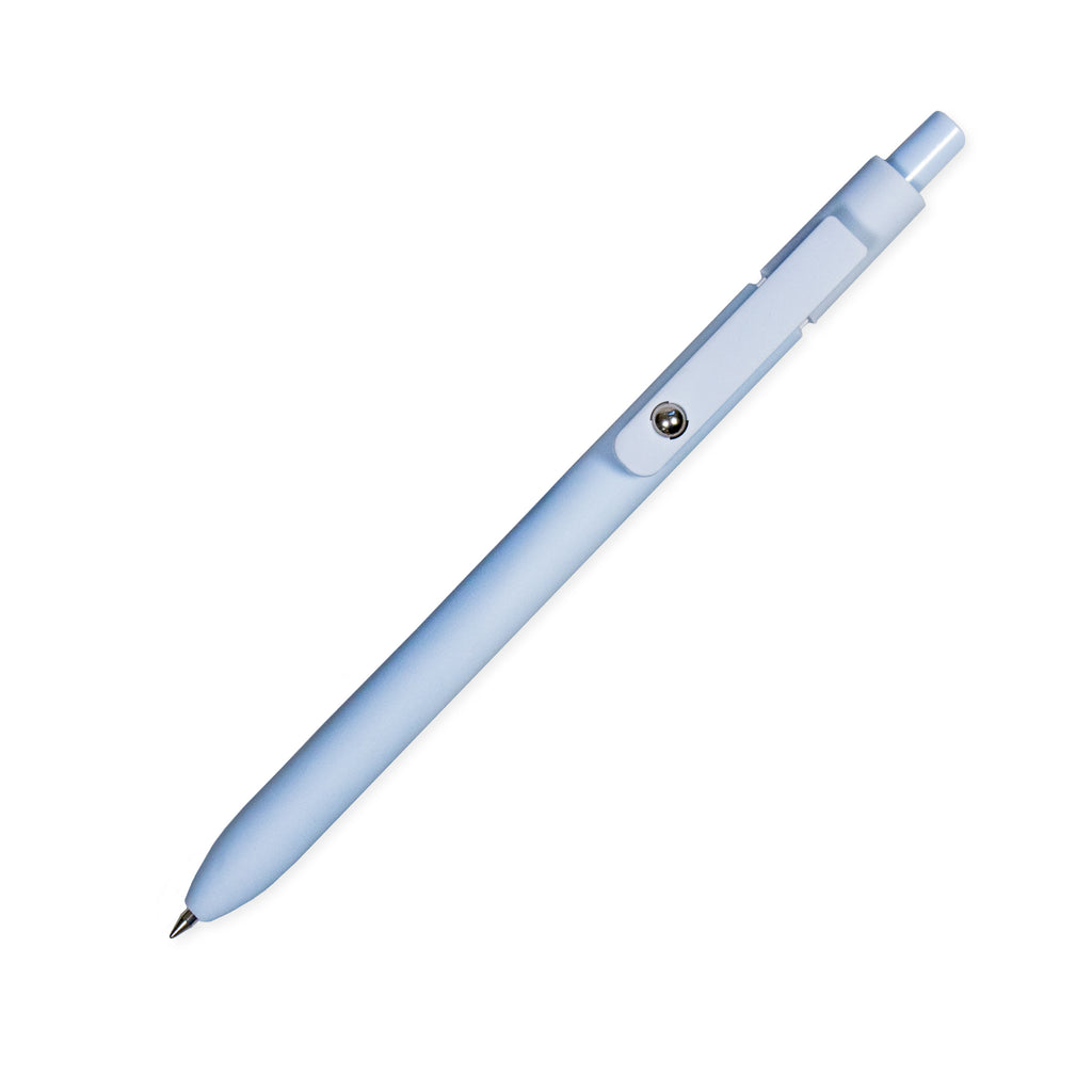 Pen in Ice Blue turned to the right against a white background.