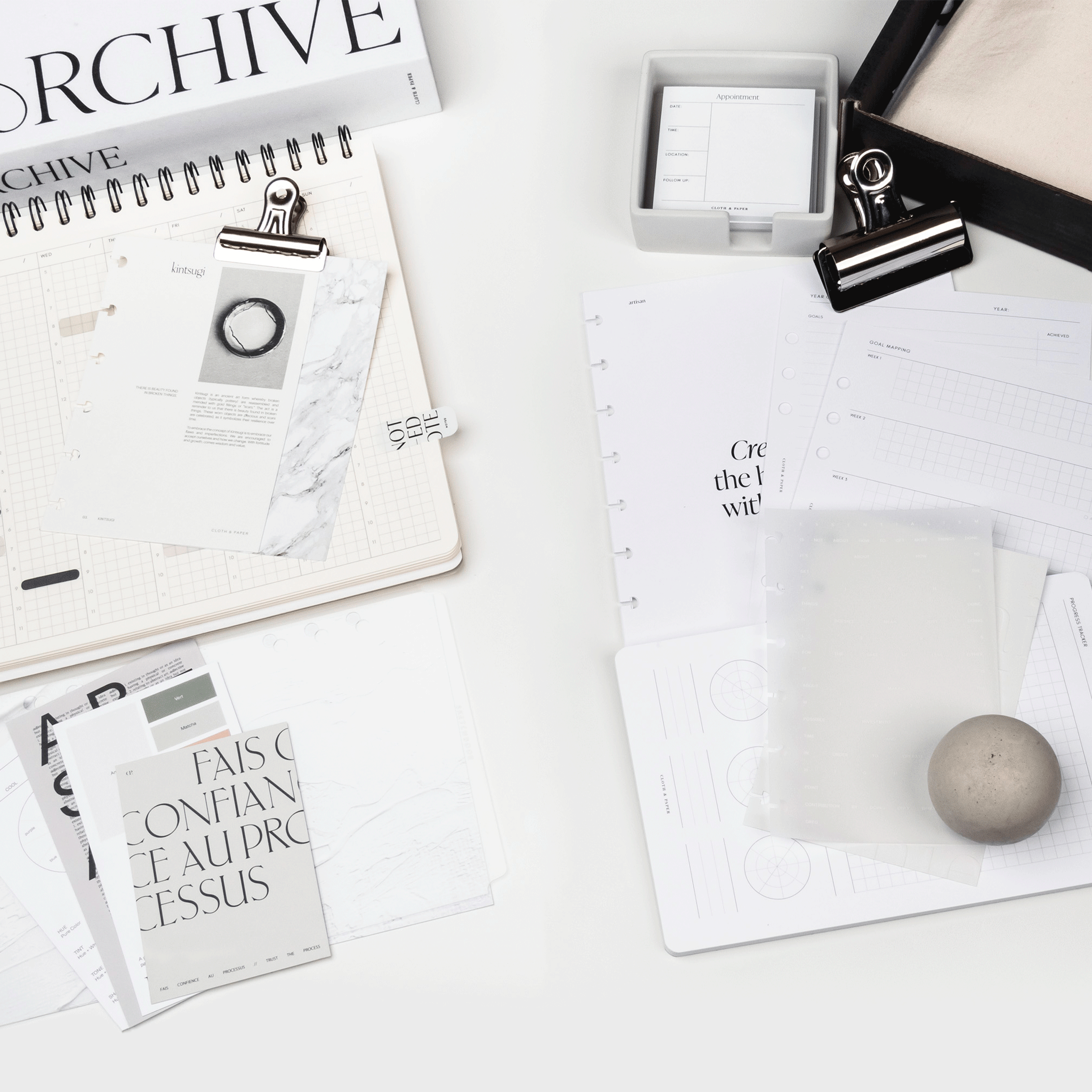 The Full Year Journal + Stationery Kit