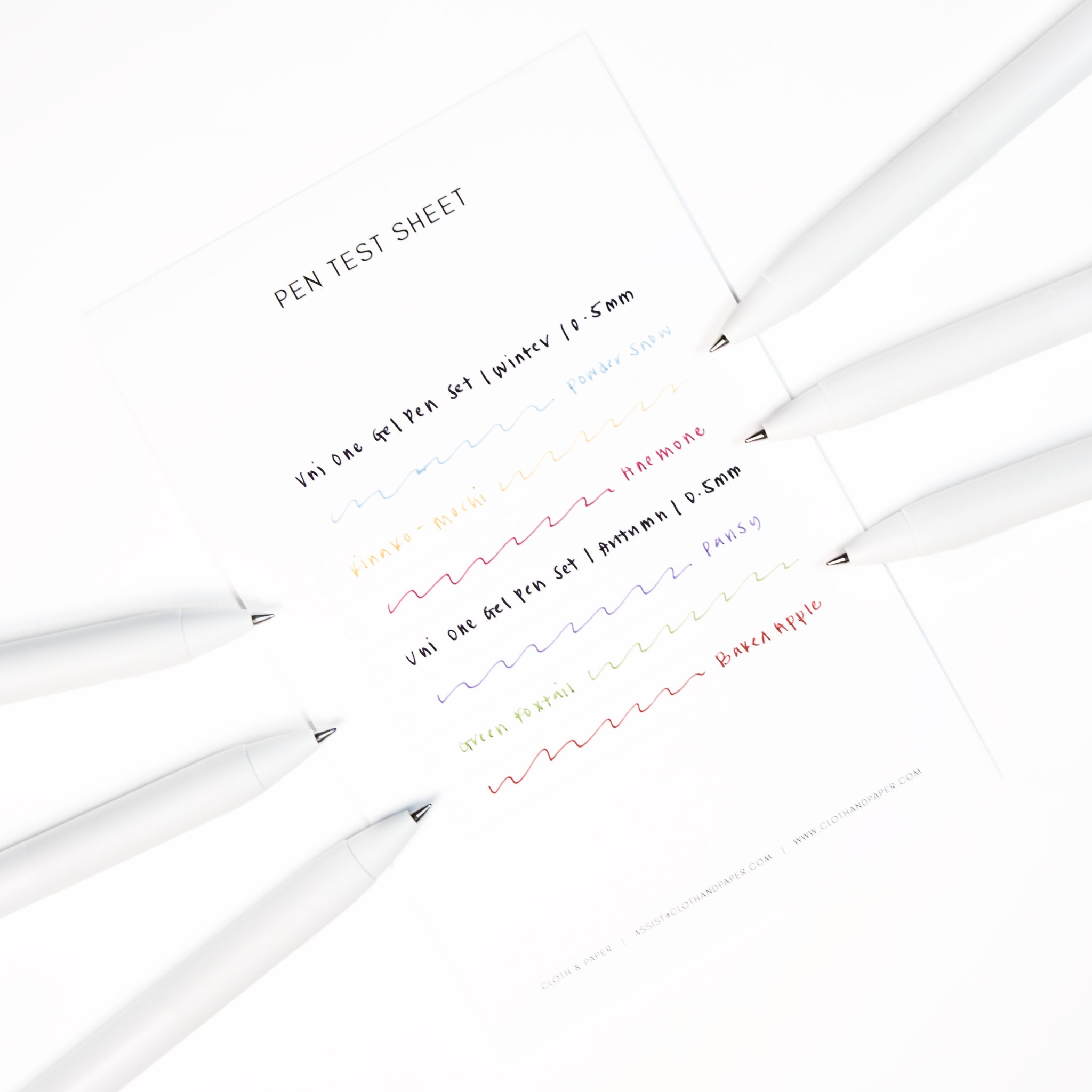 Uni One Gel Pen Set | Limited Edition | 0.5 mm