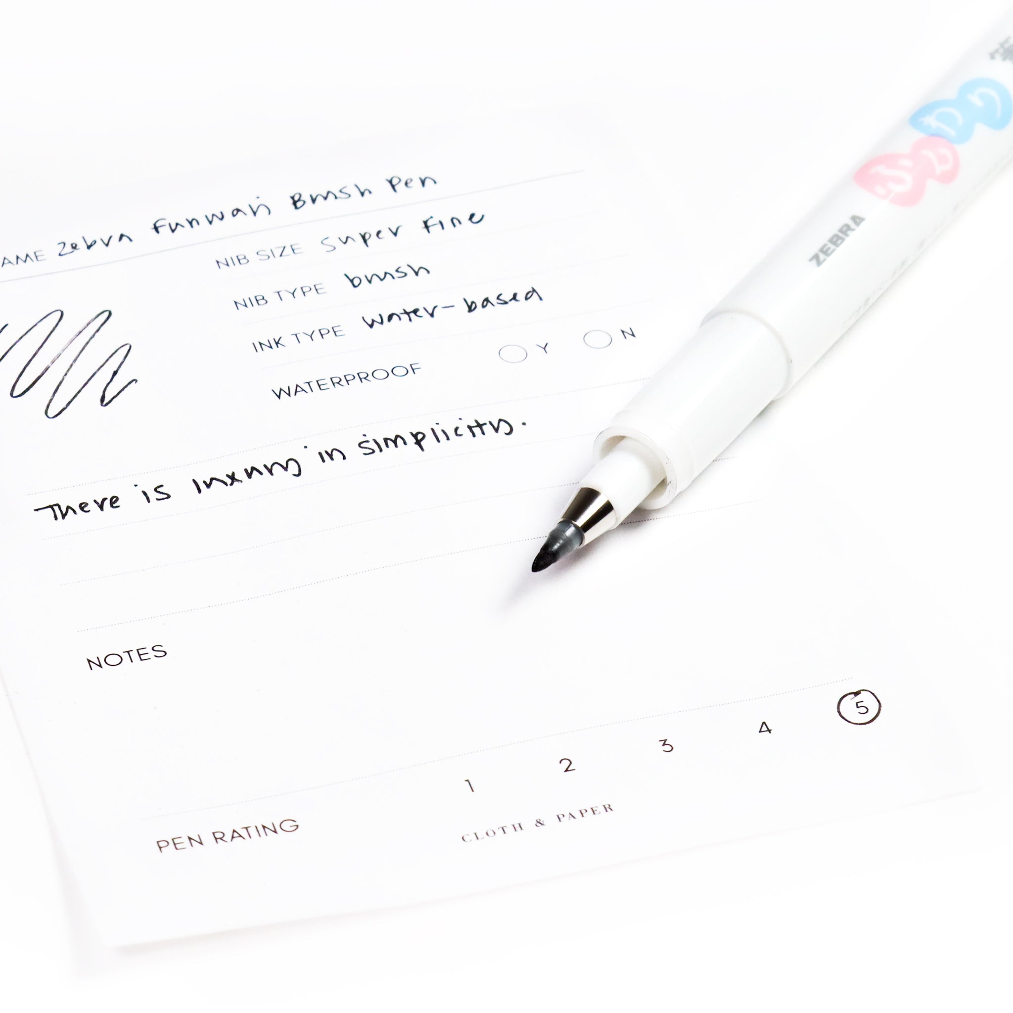 Zebra Funwari Brush Pen  Cloth & Paper – CLOTH & PAPER